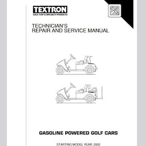 Gas 2002-2007 Fleet, Freedom, Hp, Shuttle Golf Cart Service Manual Pdf Download