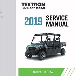 2019 Prowler Pro Crew Service / Operators / Wiring Manual Arctic Cat ATV Pdf Download
