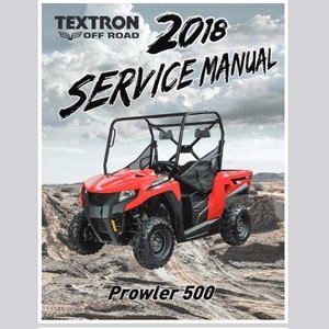 2018 Prowler 500 Service / Operators / Wiring Manual Arctic Cat ATV Pdf Download
