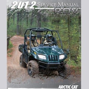 2012 Prowler HDX Service / Operators / Wiring Manual Arctic Cat ATV Pdf Download