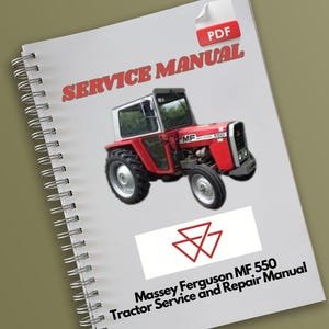 Massey Ferguson MF 550 Tractor Service and Repair Manual