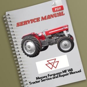 Massey Ferguson MF 148 Tractor Service and Repair Manual