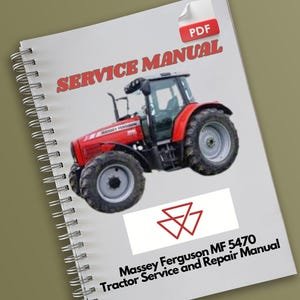 Massey Ferguson MF 5470 Tractor Service and Repair Manual