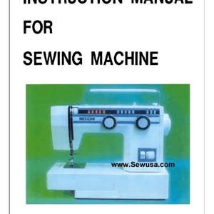 il_300x300.6482591570_11rc Necchi 3537 3577 Manual Sewing Machine Instruction Manual PDF Vintage in English PDF Instant Download