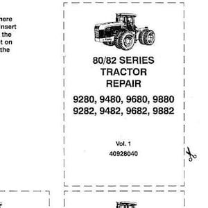 Ford 9280 9480 9680 9880 9282 9482 9682 9882 Tractors Repair Service Manual PDF Download
