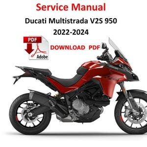 Ducati Multistrada V2S 2022 - 2024  950  PDF Service Digital Manual Repair Guide workshop Pages 1837 Motorrad Handbuch
