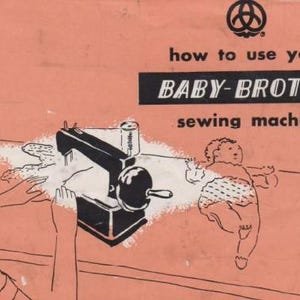 Baby Brother Sewing Machine Instruction PDF Manual Bundle in English User Repair Instant Download