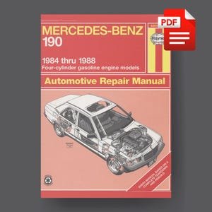 Mercedes-Benz 190, 1984-1988 Service Repair Manual PDF