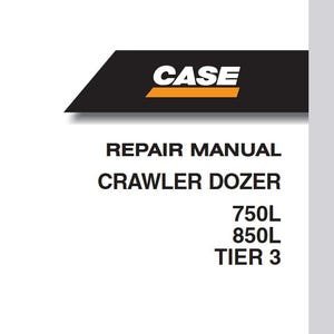 Case 750L, 850L Tier 3 Crawler Bull-Dozers Service Shop Repair Manual pdf Download