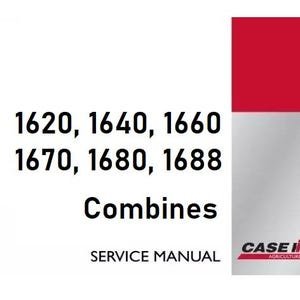 Case 1600, 1620, 1640, 1660, 1680, 1688 Combines Axial Flow Service Shop Repair Manual pdf Download