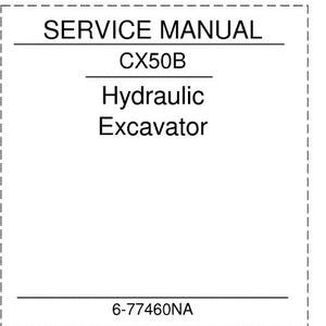 Case CX50B Mini Excavator Service Shop Repair Manual pdf Download