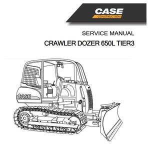 Case 650L Tier3 Crawler Bull-Dozer Service Shop Repair Manual pdf Download