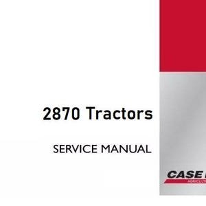 Case 2870 Tractors Service Shop Repair Manual pdf Download