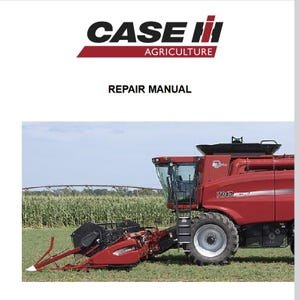 Case 7010, 8010, 9010 Combines Axial Flow Service Shop Repair Manual pdf Download