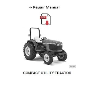 John Deere 4500 4600 4700 TM1679 Compact Utility Tractor Technical Repair Service Manual PDF