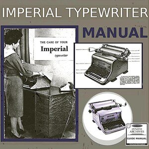Imperial typewriter user manual download