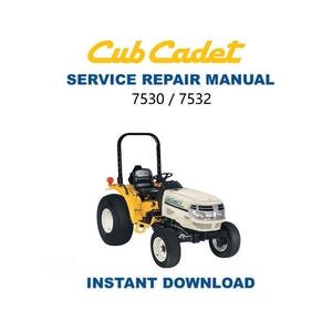 Cub Cadet 7530 7532 Tractor Service Manual | Repair Guide | Instant Digital Download | PDF