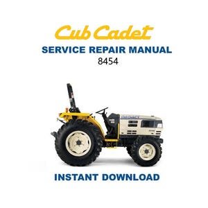 Cub Cadet 8454 Tractor Service Manual | Repair Guide | Instant Digital Download | PDF