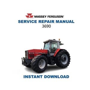 Massey Ferguson 3690 Tractor Service Manual | Repair Guide | Instant Digital Download | PDF