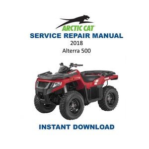 2018-2020 Textron (Arctic Cat) Alterra 500 Service Manual | ATV Repair Guide | Instant Digital Download | PDF