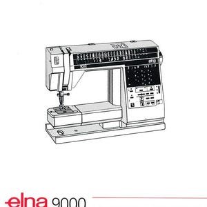 Elna 9000 8000 DIVA 8006 Sewing Machine Service Instruction Manual Vintage PDF download User Manual - Complete User Guide Instant Download