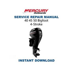 Mercury Mariner 40 45 50 Outboard Service Manual | Bigfoot | Instant Digital Download | PDF