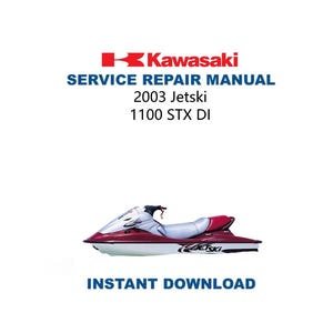 Kawasaki Jetski 1100 Service Manual | STX DI  | 2003-2006 | Jet Ski Repair Guide | Instant Digital Download | PDF