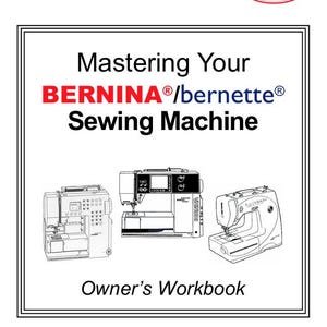 Bernette Artista 730 740 E 715 Instruction Manual PLUS Workbook PDF Bernina Vintage User Manual - Complete User Guide Instant Download