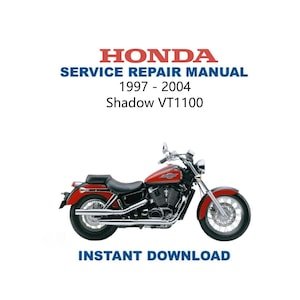 Honda Shadow VT1100 Service Manual | 1997-2004 | Motorcycle Repair Guide | Instant Digital Download | PDF