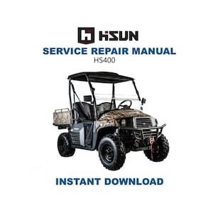 HiSun HS400 Service Manual | UTV Repair Guide | Instant Digital Download | PDF