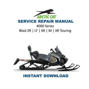 2022-2025 Arctic Cat Blast ZR LT M XR 4000 Service Manual | Snowmobile Repair Guide | Instant Digital Download | Pdf