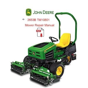 John Deere 2653B Trim and Surrounds Mower Service Repair Technical Manual TM108019 PDF Download