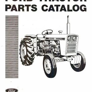 Ford 5000 Tractor spare parts manual catalog, ebook pdf INSTANT DOWNLOAD English Language