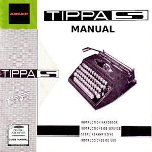 Adler Tippa S | Printable Typewriter guide | in English, French, Dutch, Spanish