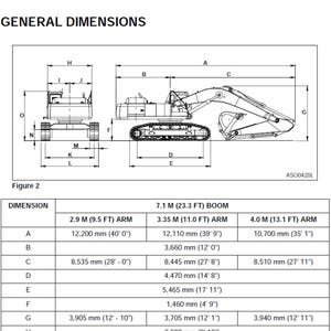 Daewoo Doosan Solar S470LC-V Excavator Service Manual S/N 1001 and Up plus Operation and Maintenance Manual PDF