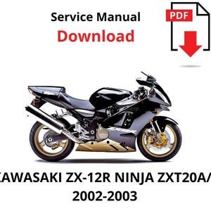 Kawasaki ZX 12R Ninja Service Repair Manual 2002-2003 Technical Workshop Guide PDF Download