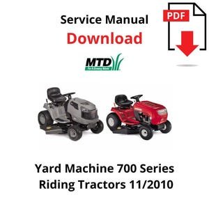 il_300x300.7305804817_budr MTD Yard Machine 700 Series Riding Lawn Tractor Service Manual (PDF Download)