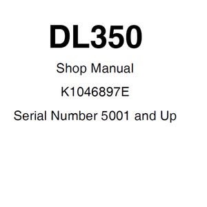 Doosan DL350 Wheel Loader Shop Service Manual S/N 5001 and Up K1046897E PDF