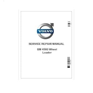 BM 4500 Volvo Wheel Loader Pdf Repair Service Manual