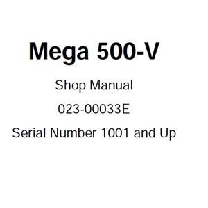 Doosan Mega M500-V Wheel Loader Shop Service Manual S/N 1001 and Up 023-00033E PDF