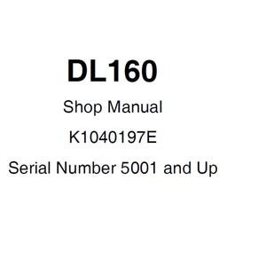 Doosan DL160 Wheel Loader Shop Service Manual S/N 5001 and Up K1040197E PDF