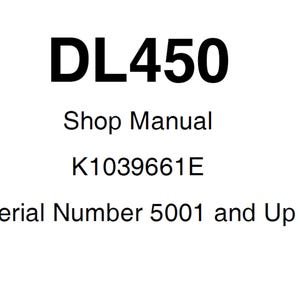 Doosan DL450 Wheel Loader Shop Service Manual S/N 5001 and Up K1039661E PDF