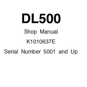 Doosan DL500 Wheel Loader Service Shop Manual Manual S/N 5001 and Up  K1010637E PDF 1