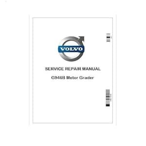 G946B Volvo Motor Grader Pdf Repair Service Manual