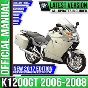BMW K1200GT Repair Manual – 2006-2008 Workshop Service (Digital Download)