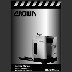 Crown RT3010 Series Pallet Jack Forklift Maintenance Service Repair Manual Pdf Download