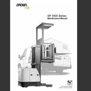 Crown SP3400 Series + Four Point Pallet Jack Forklift Maintenance Service Repair Manual Pdf Download