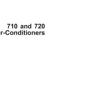 John Deere 710 720 Mower Conditioners Technical Manual TM1619 PDF