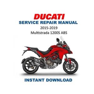 Ducati Multistrada 1200S ABS Service Manual | 2015-2019 Motorcycle Repair Guide | Instant Digital Download | PDF