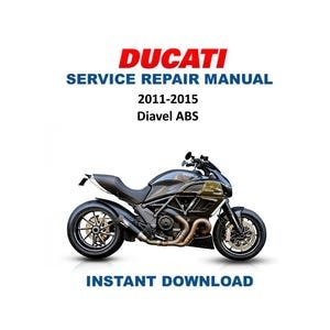 Ducati Diavel ABS Service Manual | 2011-2015 Motorcycle Repair Guide | Instant Digital Download | PDF